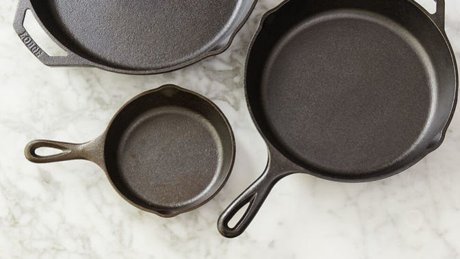 What type of skillet do you prefer to use when cooking?