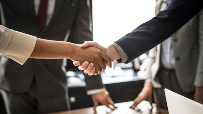 Is it normal for a guy to shake hands with his female partner after intimacy?