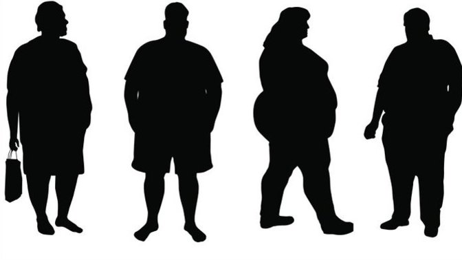 Which gender has the most fattest people?