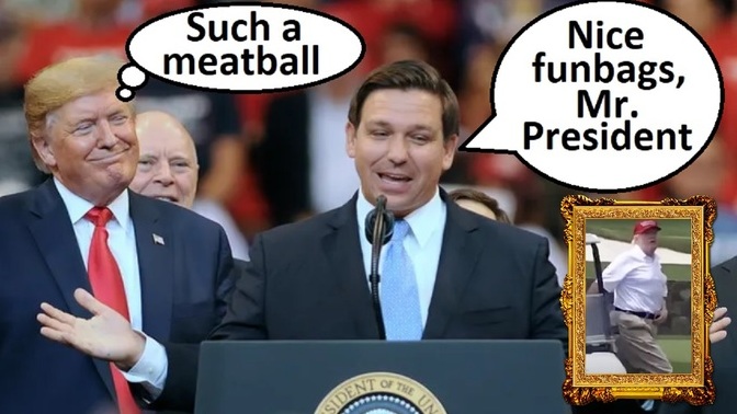 Meatball Ron or B-Cup Don. Who do you prefer?
