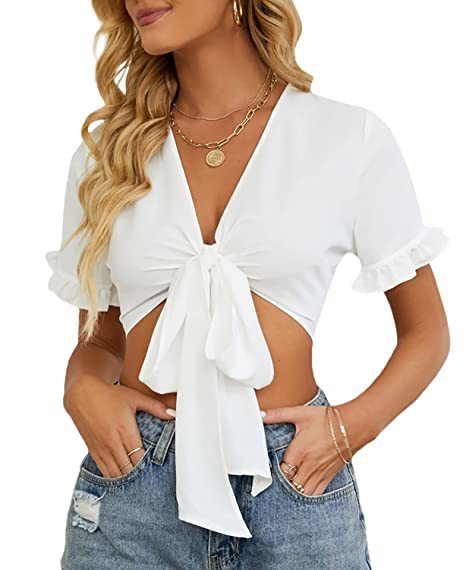 Girls, Wearing your vest by making it into rolled up front tied crop, is it a known style?