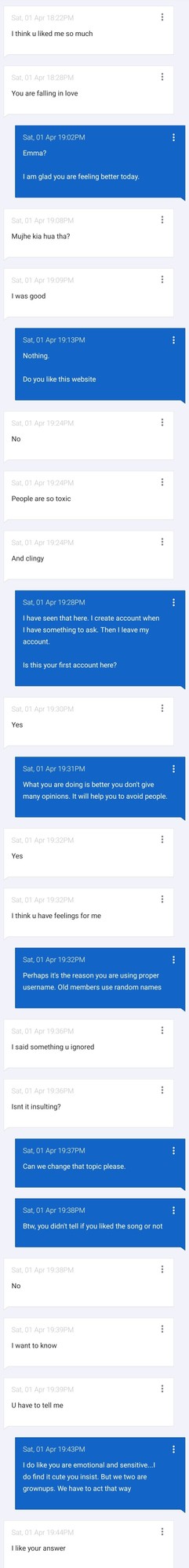 Is this normal behavior from a girl?