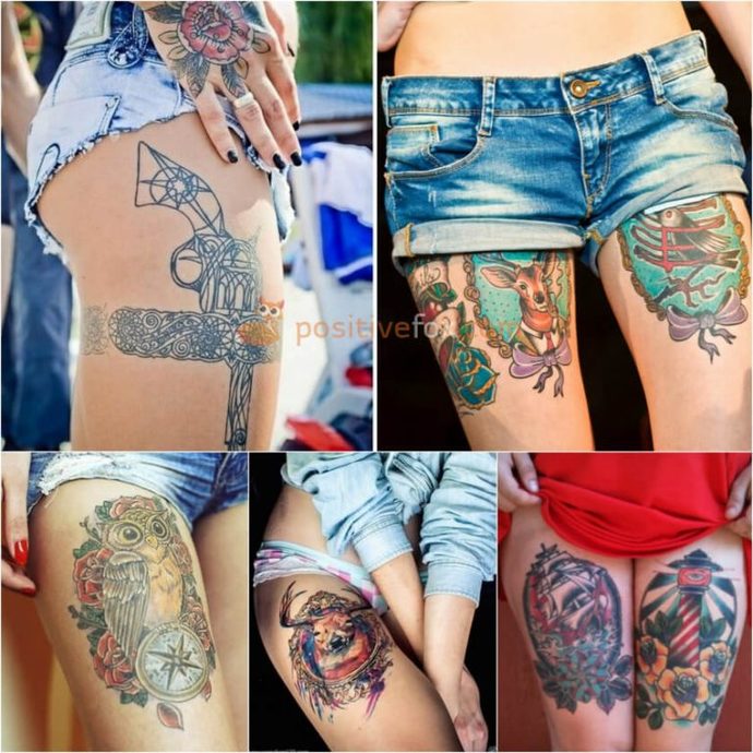 Guys, do you like thigh tattoos on girls legs? Trashy or attractive?
