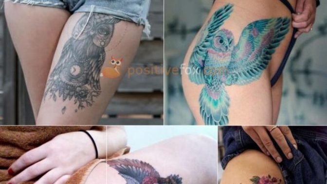 Guys, do you like thigh tattoos on girl's legs? Trashy or attractive?