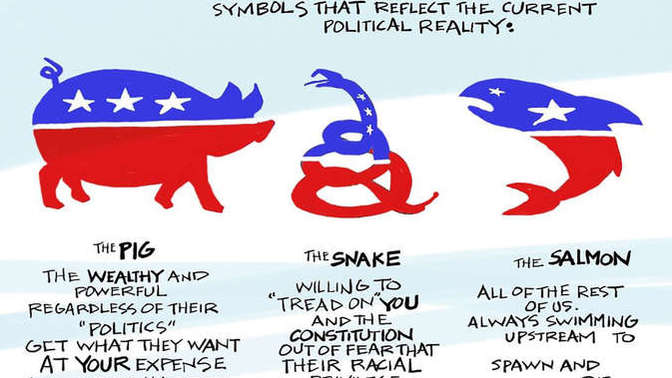 Is it time to remove the symbols of the Democrats and Republican to what they should be?