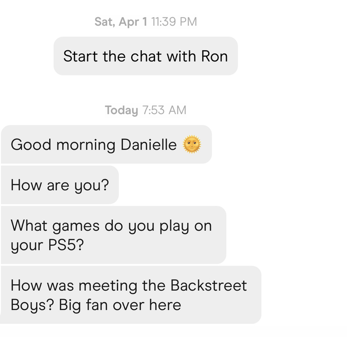 Anyone else agree this guy’s back to back messages are excessive as an intro?