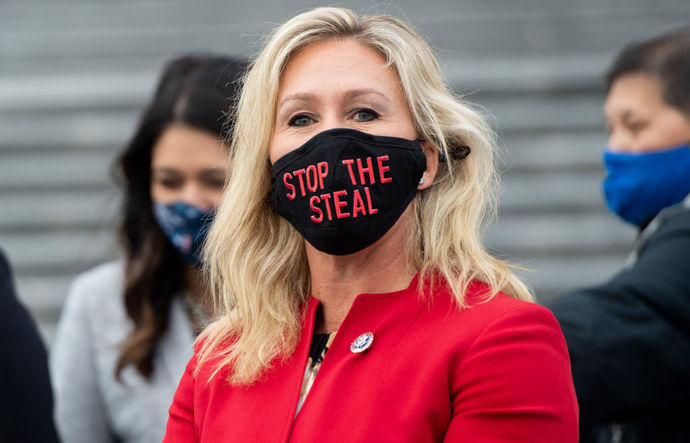 Why is the congresswoman from other red state coming to sew chaos and problems in another state - shouldnt they be doing legislative work ?