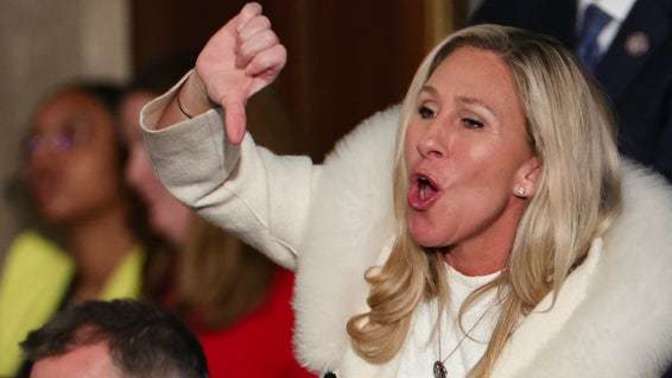 Why is the congresswoman from other red state coming to sew chaos and problems in another state - shouldn't they be doing legislative work?