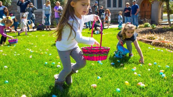 Did you ever do Easter egg hunts as a kid?