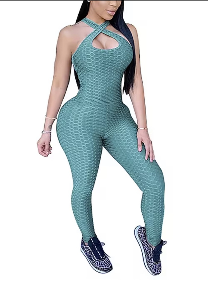 What does it mean when a woman wears too much spandex? especially to perk up her boobs and ass?