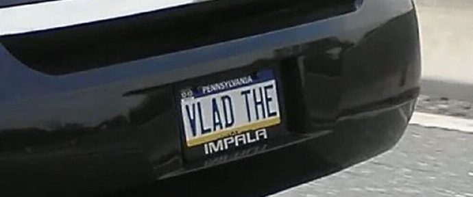 Do you ever see funny/interesting personalized license plates?