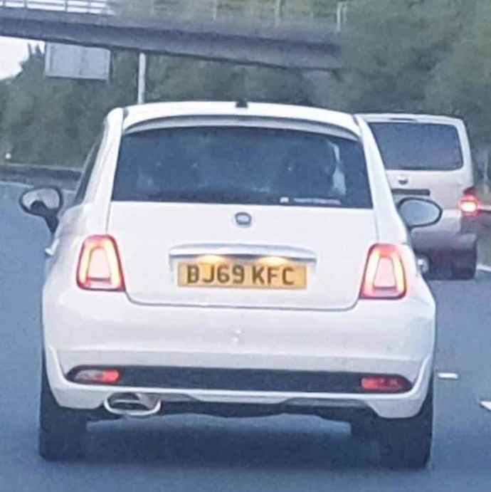 Do you ever see funny/interesting personalized license plates?