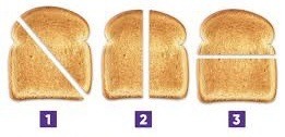 Which way do you cut your sandwich?