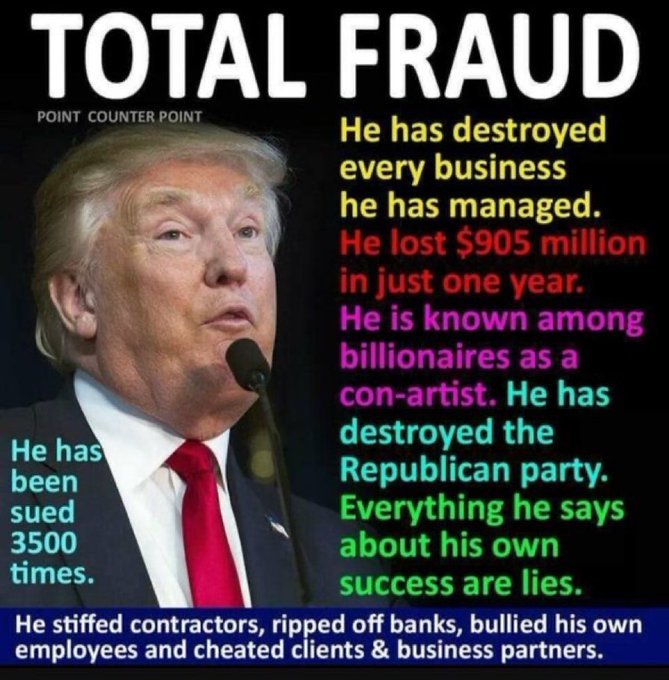 Why would someone hate trump?