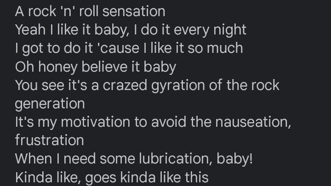 Do you know the song Wango Tango by Ted Nugent?