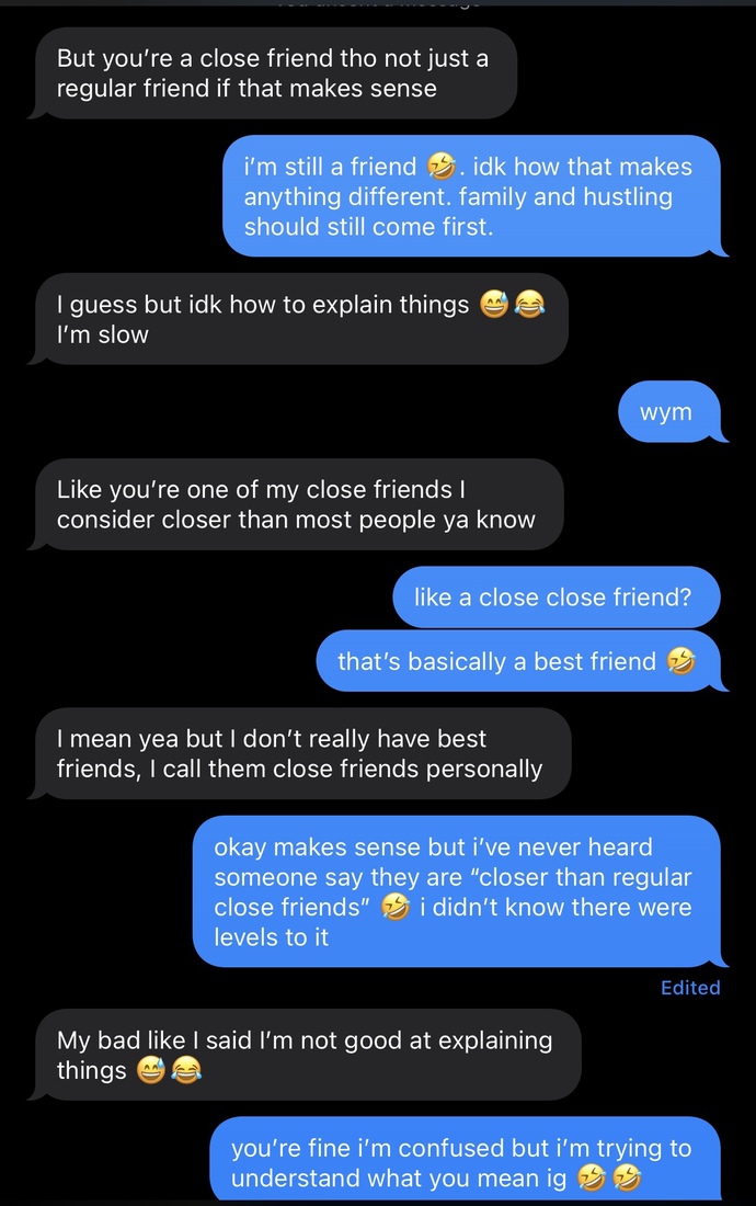 He says he isn’t interested in a relationship and is not looking for one but texts me this?