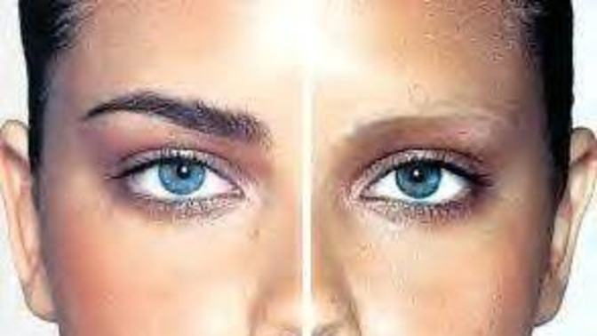 Which one is more appealing dark eyebrows or light eyebrows?