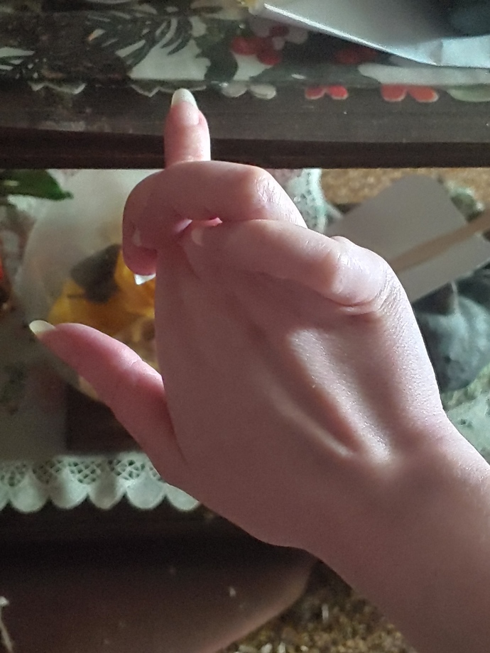 Right hand. 