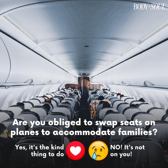 Would you swap your reserved seats on the airplane to