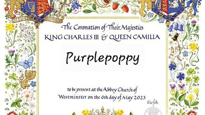 What's your opinion on the green man on King Charles's invitations?