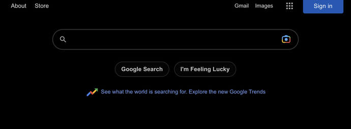 What do you label your bookmark for Google?