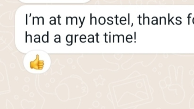 It's good when girl send this message 10minutes after date?
