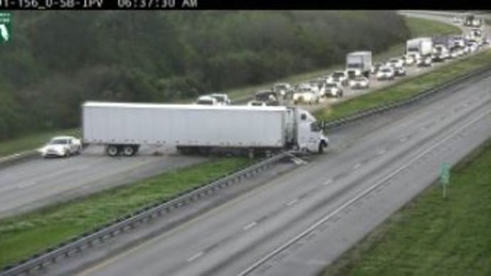 lol this truck driver just didn’t give a shit clearly