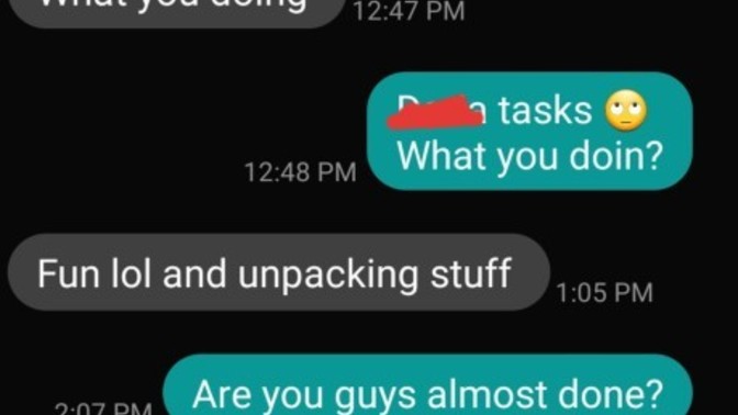 Does this sound like a loving relationship?