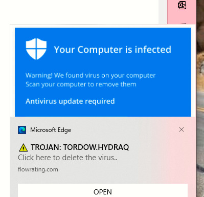 How do I stop McAfee anti virus from sending these pop ups?
