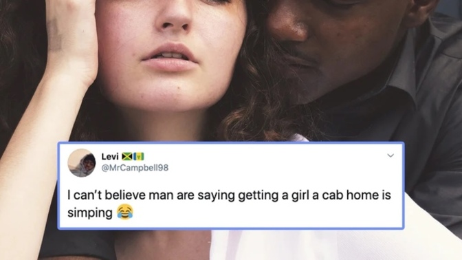 Guys, whats the difference between a simp and treating a lady?
