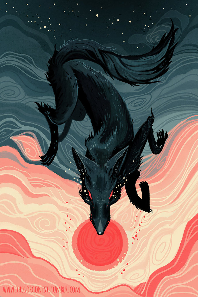 Do you know of any celestial wolves/dogs from the worlds mythologies?