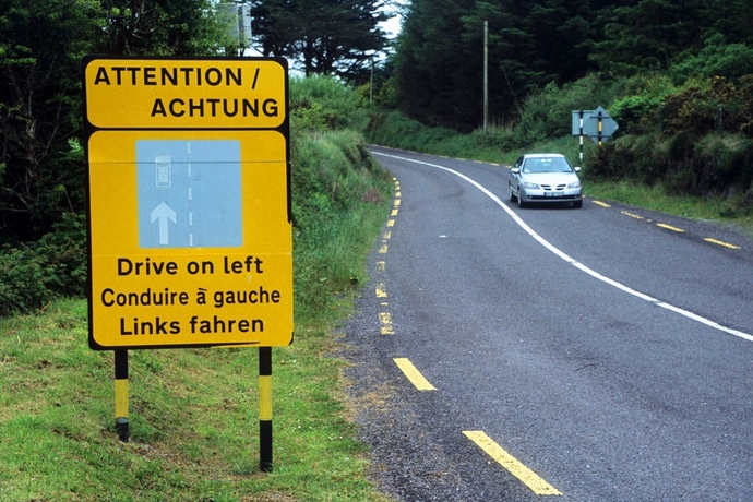Is it hard to drive in England for the first time for Americans?