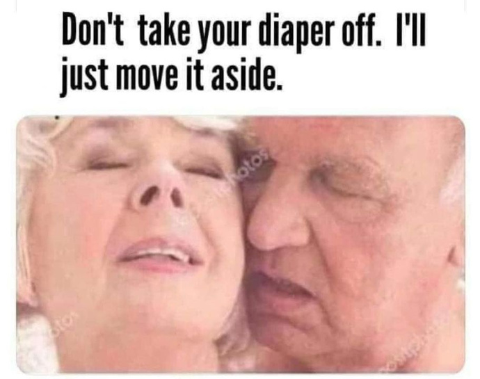 When you get older are you going to refuse s*x with your husband?
