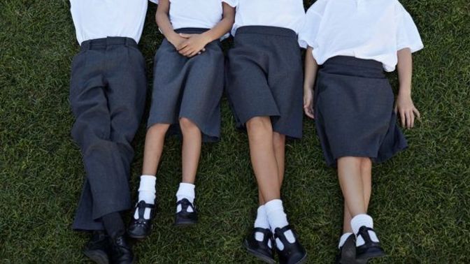 Is it to allow school boys to wear skirts in accordance with the gender neutral uniform policy?