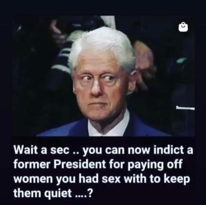 Why hasnt Bill Clinton been indicted?