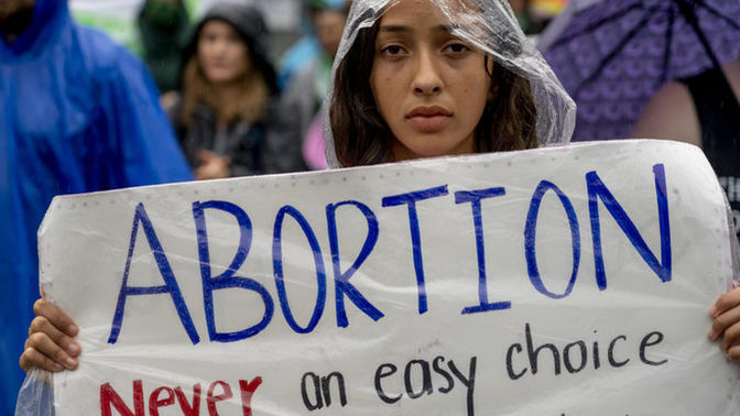 Why do men think they have a say in a woman getting an abortion or not?