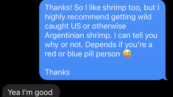 Do you think this is a weird reason for a girl to not want to talk to me?