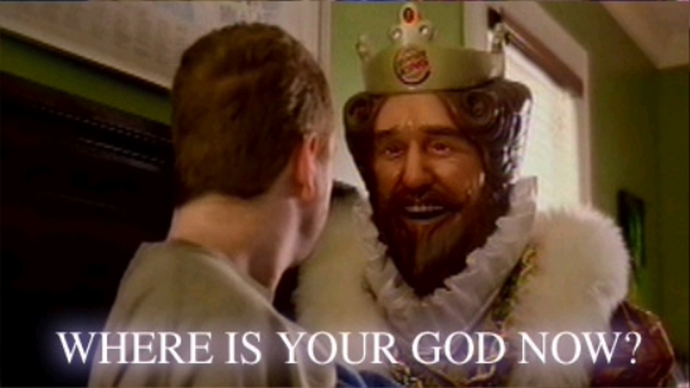 Why eat with a clown when you can eat with a king?