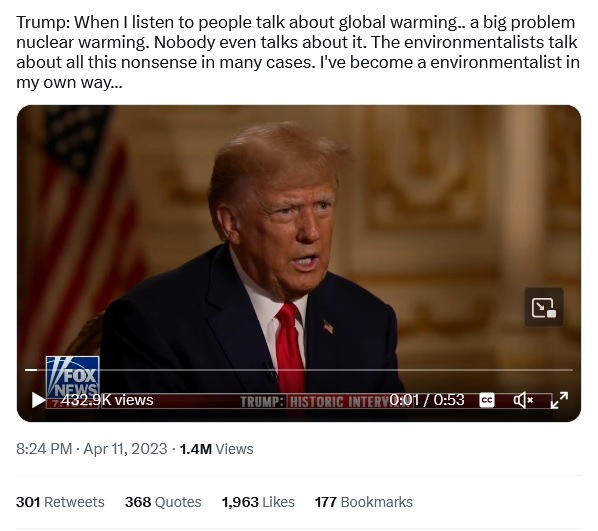 If Tucker hates him so much - why is he still entertaining the interviews and giving this man the outlet to ramble?