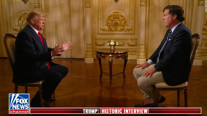 If Tucker hates him so much - why is he still entertaining the interviews and giving this man the outlet to ramble ?