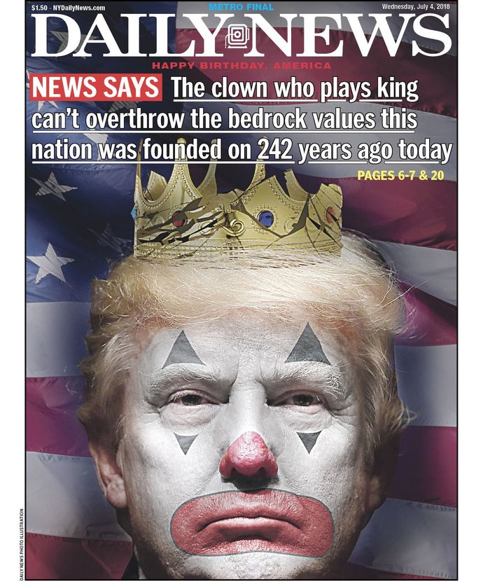 Was it tears of laughter for a clown or tears of pain and pity for a clown?