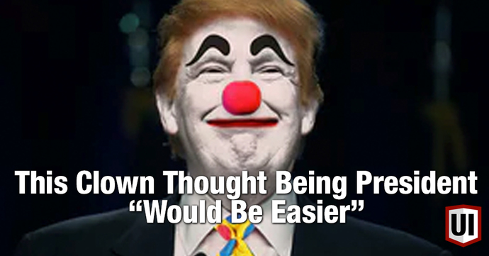 Was it tears of laughter for a clown or tears of pain and pity for a clown?