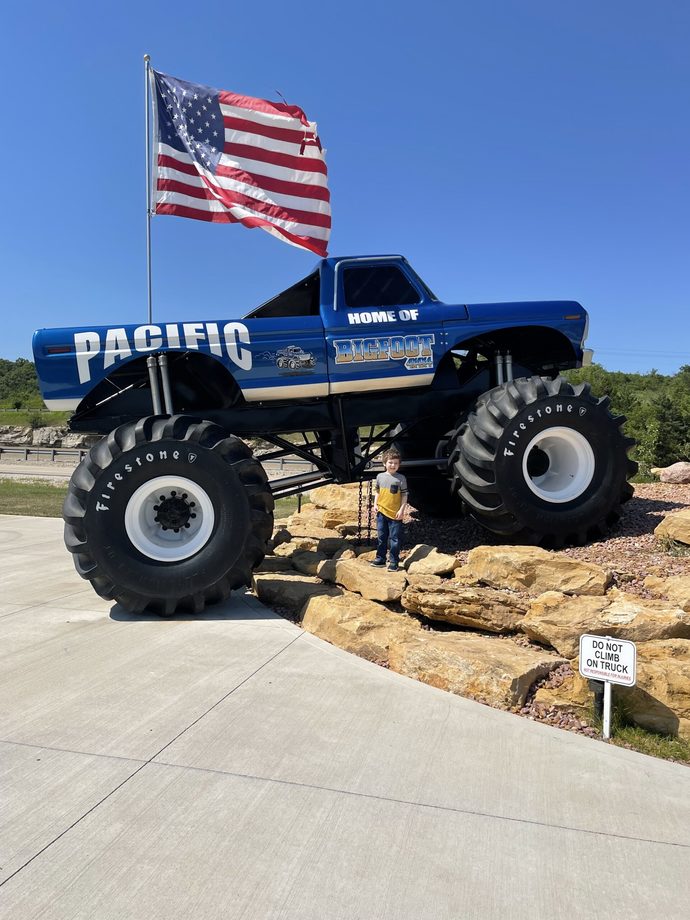 Bigfoot Plaza in Pacific, Missouri.