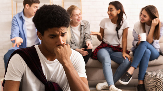 What do you think of an "ok" looking guy who purposely avoids going out or making friends or even meeting girls?