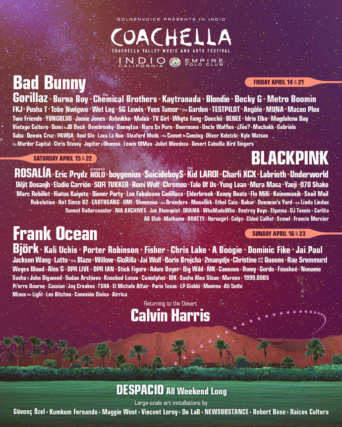Thoughts about Coachella lineup?