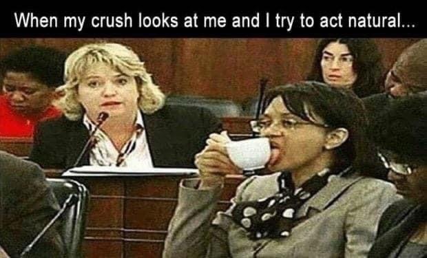 How would you react when your crush/apple of your eye approaches you?