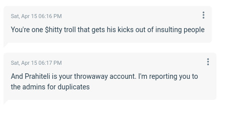 Since when do people get to decide how I troll?