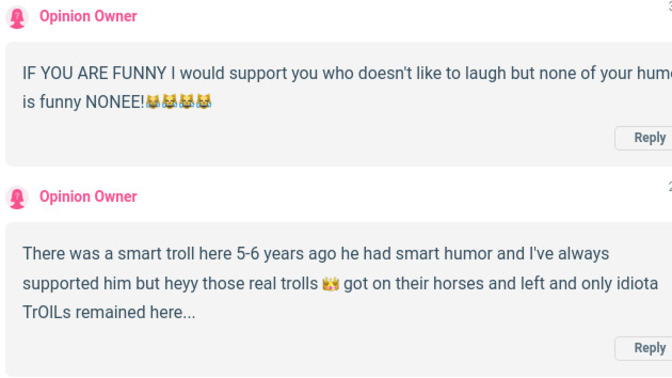 Since when do people get to decide how I troll?