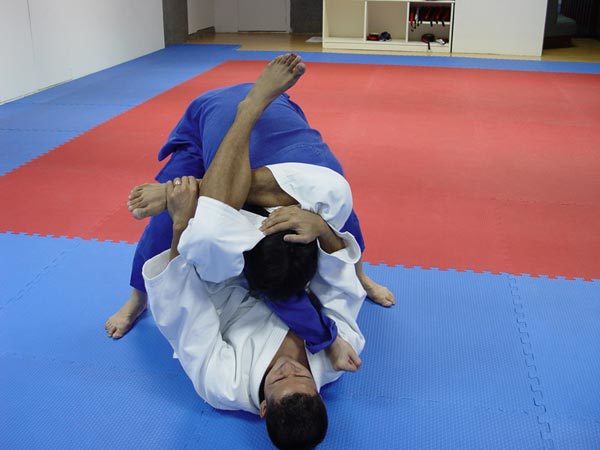 The winning move, guy on bottom.