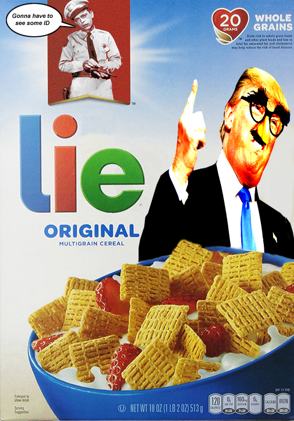 Have you ever known any cereal liars before?